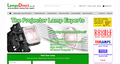 Desktop Screenshot of lampsdirect.co.uk